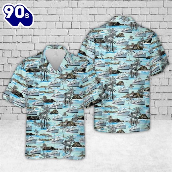 USS Klondike AD 22 US Navy Ship Reunions Hawaiian Shirt